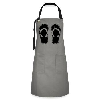 Sandals - Artisan Apron - grey/black - Front - Zoe (177cm)