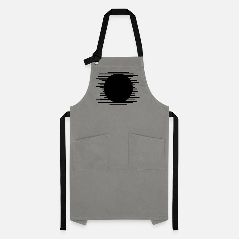 Minimalist Lines pattern design Artisan Apron