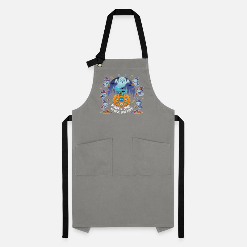 Pumpkin Code: No Bugs, Just Boo's! Artisan Apron