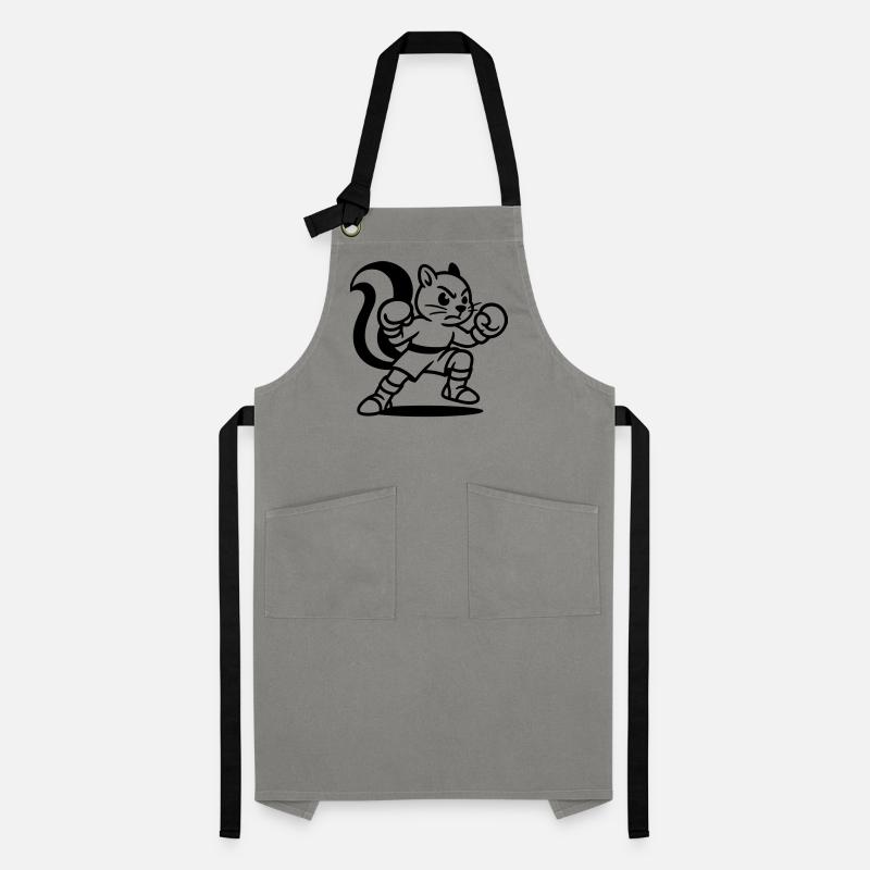 Boxer Eichhörnchen Kontrastschürze