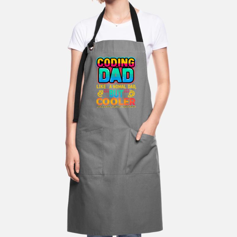 Coding Dad Cooler, Programmer  Artisan Apron