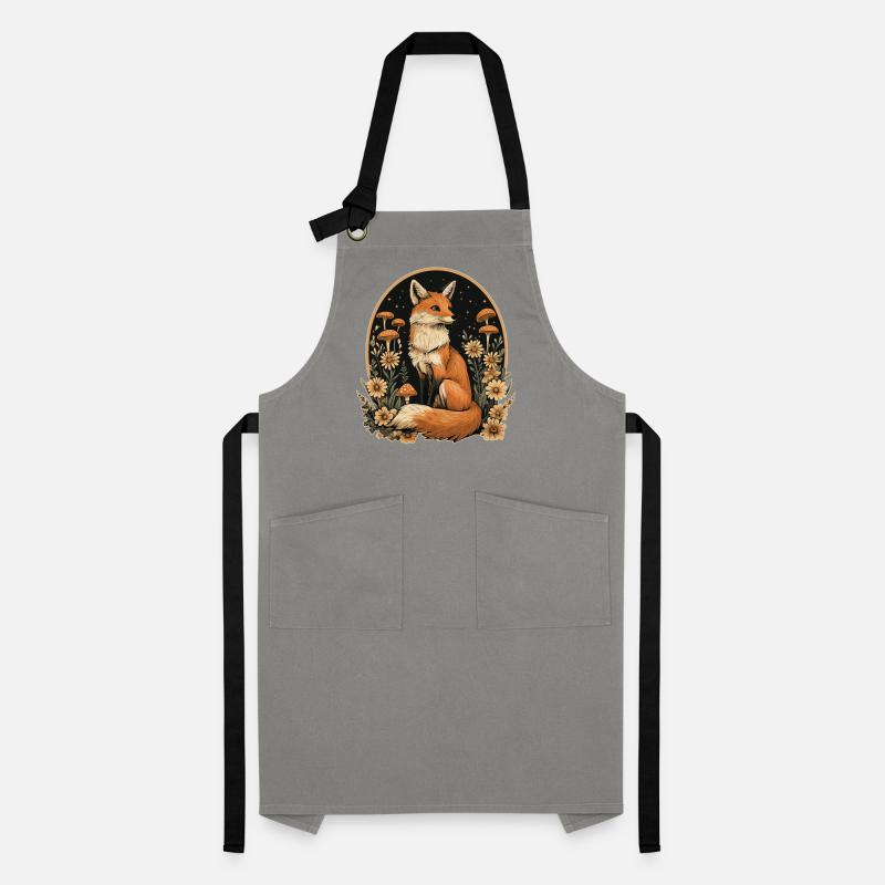 Fox Forest Mushrooms Artisan Apron