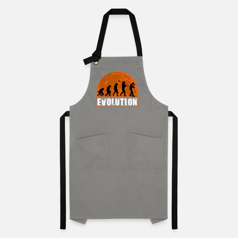 Funny Human Evolution Rapper Artisan Apron