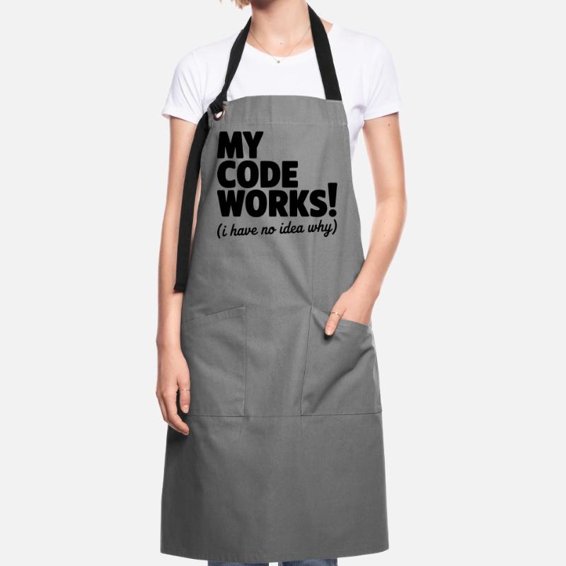 My Code Works! (I Have No Idea Why) Artisan Apron
