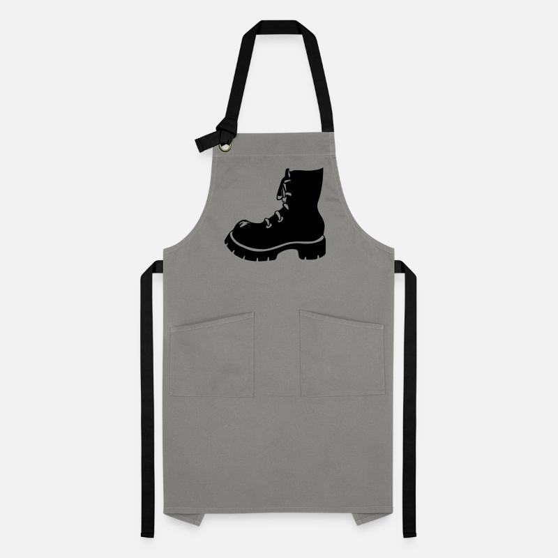 Bottes Punk Chaussures Tablier contrasté