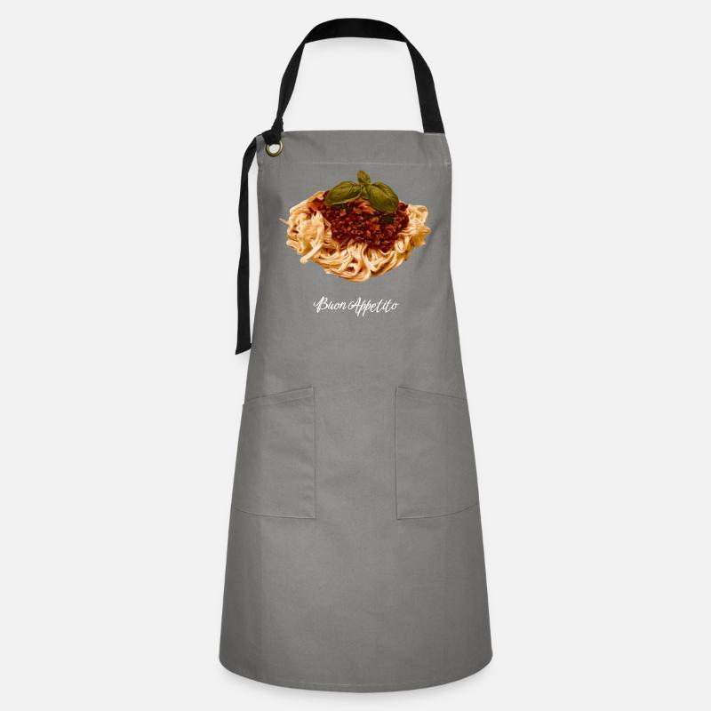 spaghetti - Artisan Apron - grey/black