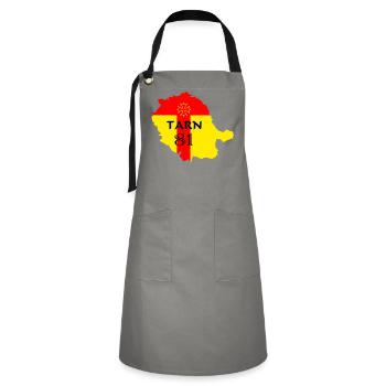 Tarn 81 - Artisan Apron - grey/black - Front - Zoe (177cm)