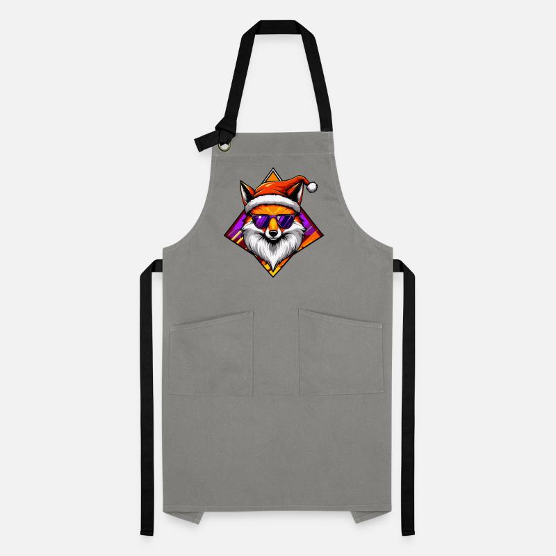 Fuchs Santa Swag Kontrastschürze