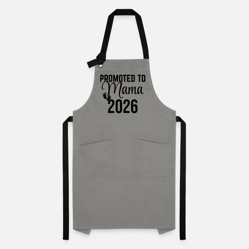 Promue Mama 2026 – Conception de la future mère Tablier contrasté