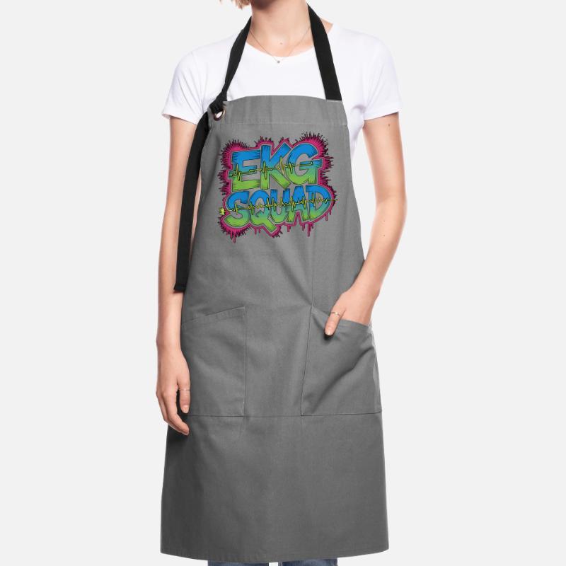 Cardiac Tech ECG Squad Pacemaker Technician Artisan Apron