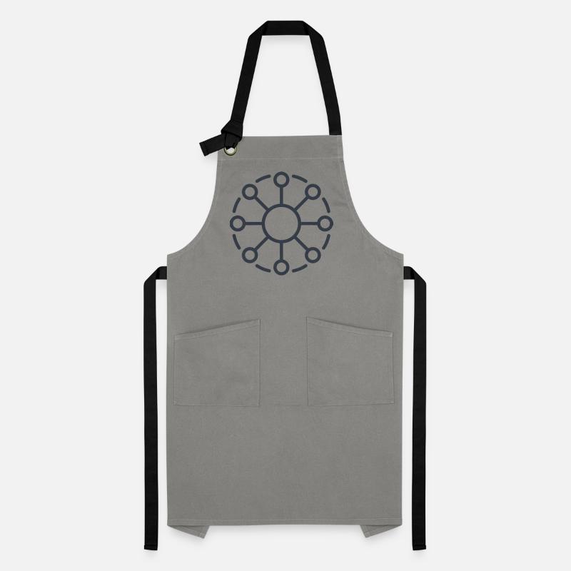 Central Network Core Pattern Artisan Apron