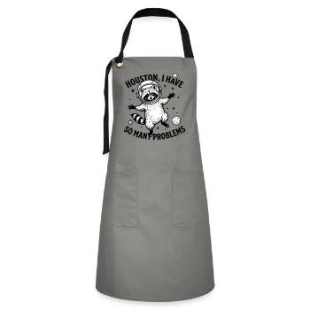 Problem bear - Artisan Apron - grey/black - Front - Zoe (177cm)
