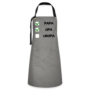Liste de contrôle OPA - Tablier contrasté - gris/noir - Devant - Zoe (177cm)