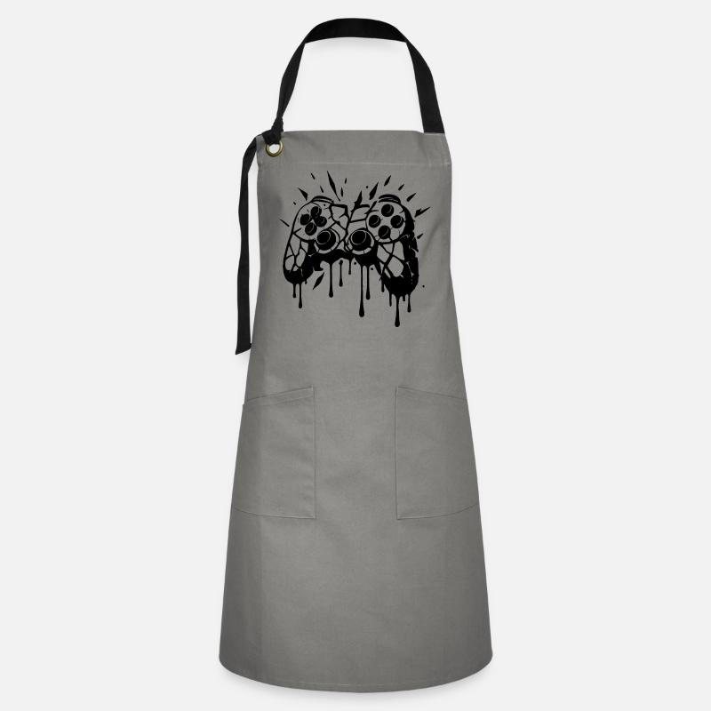 Broken controller - Artisan Apron - grey/black