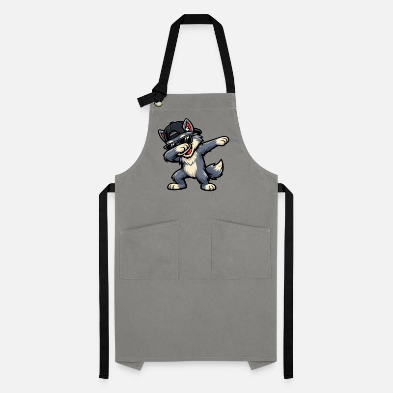 Dabbing Wolf Kontrastschürze