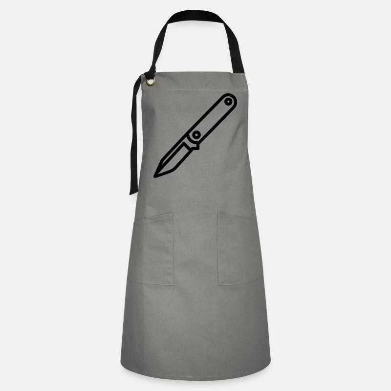 Knife - Artisan Apron - grey/black