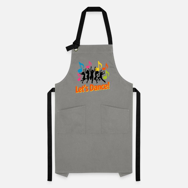 Neon Dance Party Notes Artisan Apron