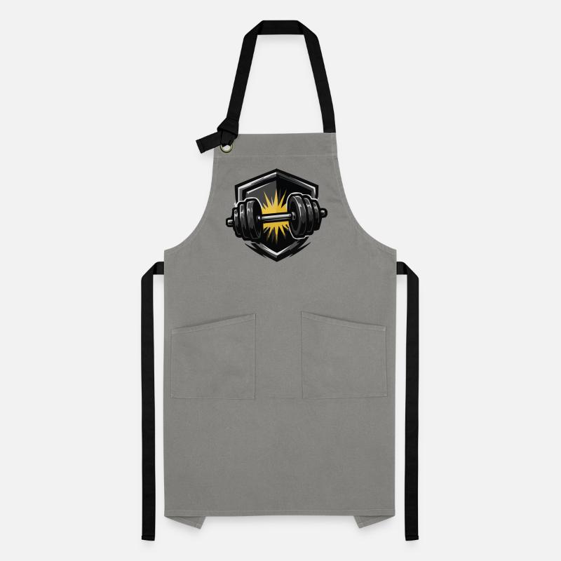 Strength Shield Dumbbell Burst Artisan Apron