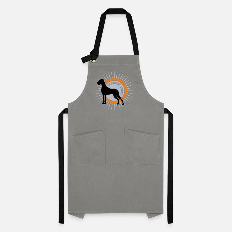 German mastiff stellar script Artisan Apron