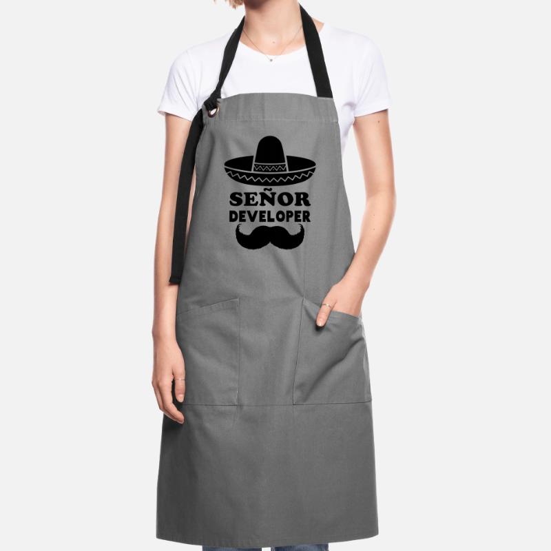 Señor Developer for Programming & Senior Developer Tablier contrasté