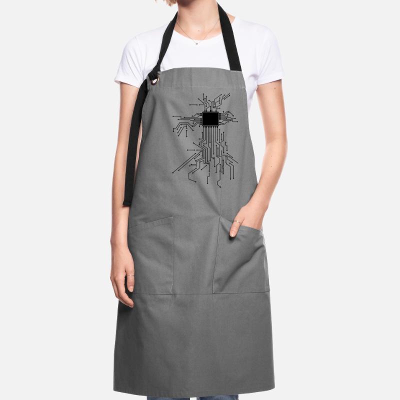 CPU Technology Nerd Computer Chip Programmer Artisan Apron
