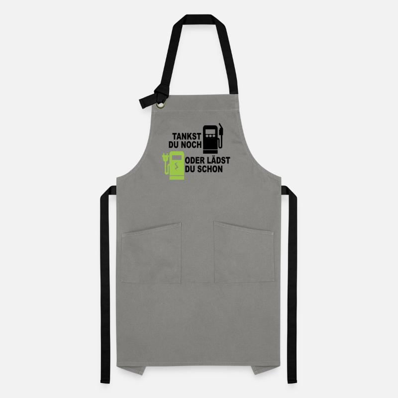 Elektroauto - Tankst Du Noch Oder Lädst Du Schon Kontrastschürze