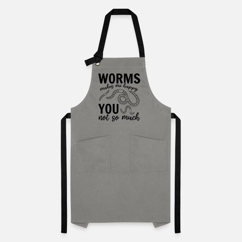 Worms me rend heureux vous pas tellement - Tablier contrasté