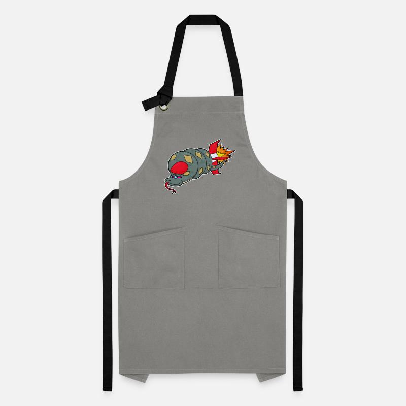 Snake with rocket Artisan Apron