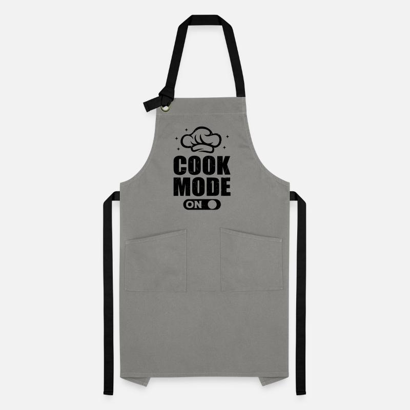 Cook Mode On Cooking Chef's Hat Kitchen Chef Cook Kontrastschürze