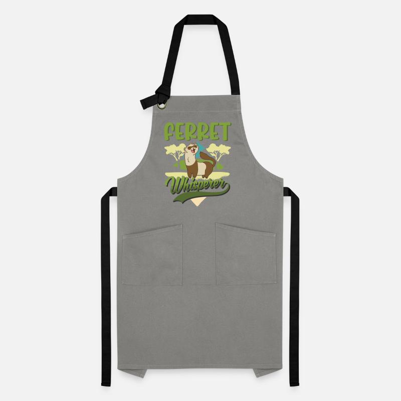Frettchen Flüsterer Ferret Whisperer Artisan Apron