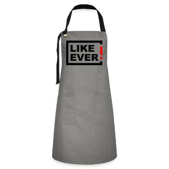 LIKE EVER! - Artisan Apron - grey/black - Front - Zoe (177cm)