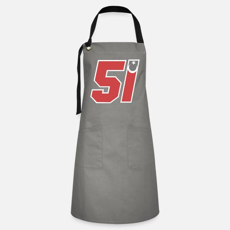 Niğde - Artisan Apron - grey/black