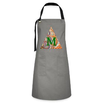 Dreieck E 56 m - Artisan Apron - grey/black - Front - Zoe (177cm)