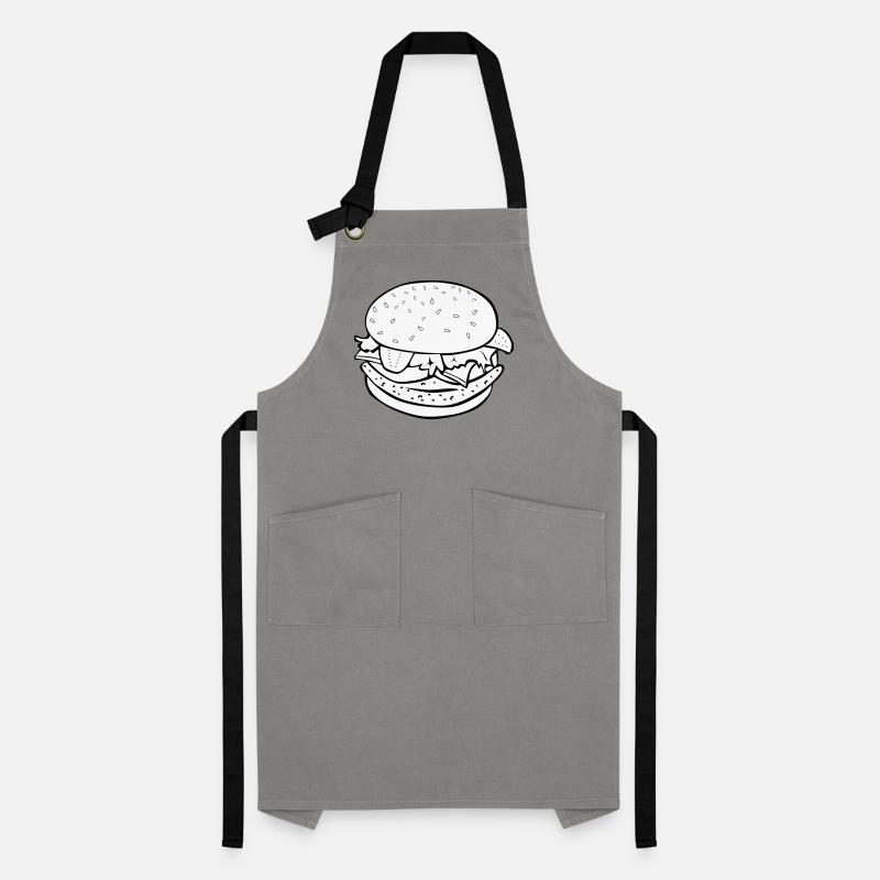 Burger Kontrastschürze