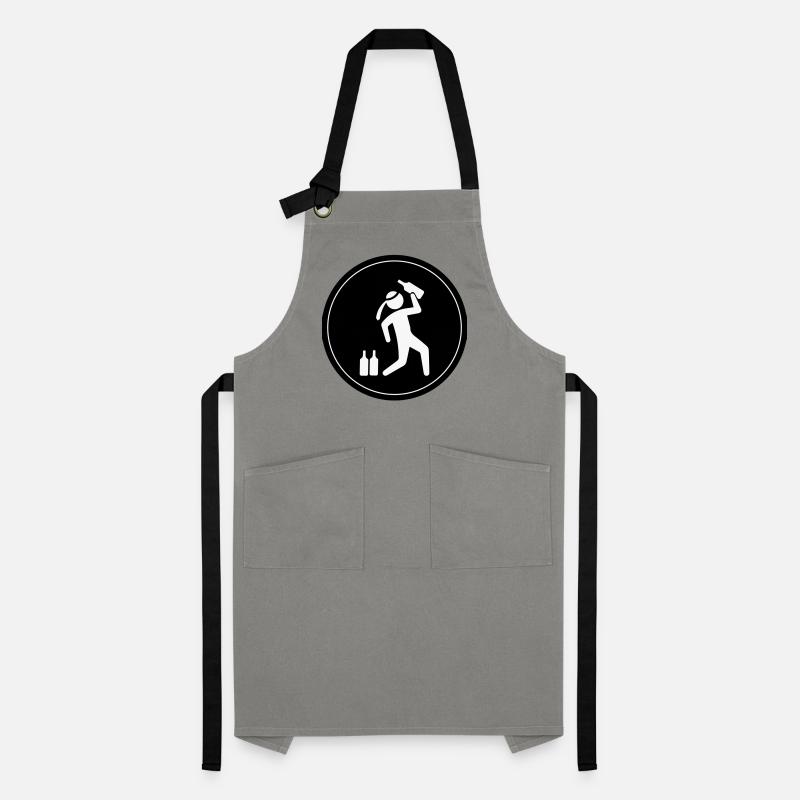 Drunk Party Drinking Circle Artisan Apron