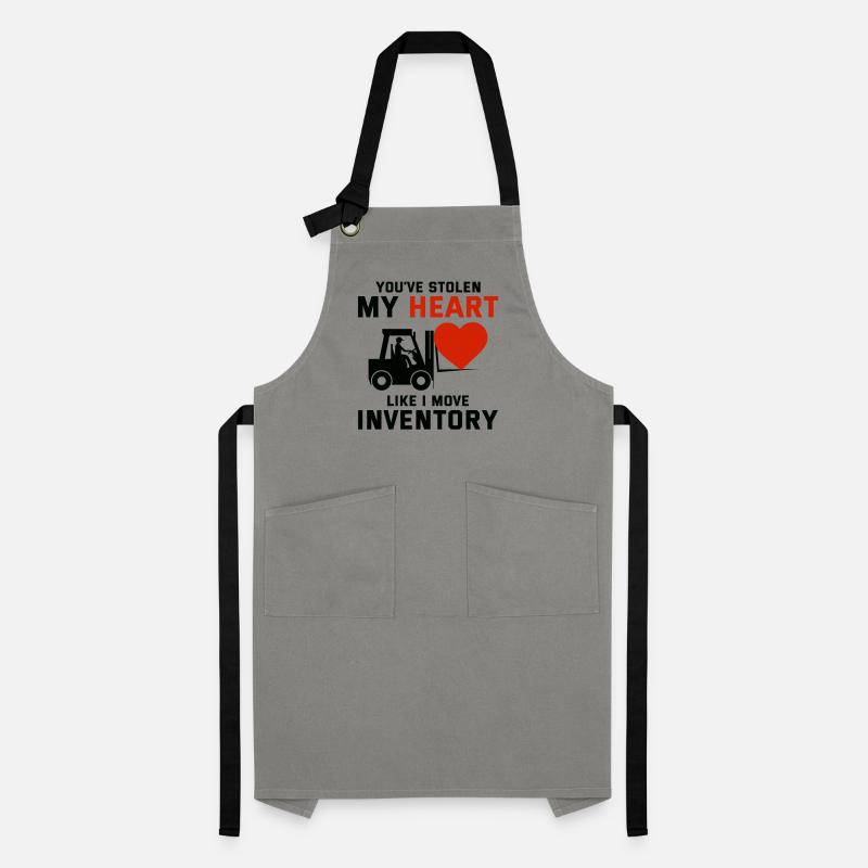 Forklift Operator Driver Valentine’s Day Funny Artisan Apron