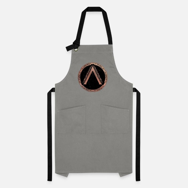 Sparta Lambda Symbol Kontrastschürze