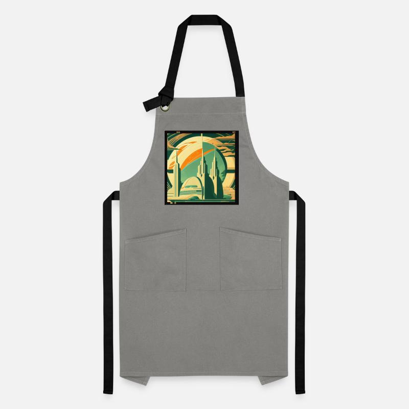 Space retrofuturism Artisan Apron