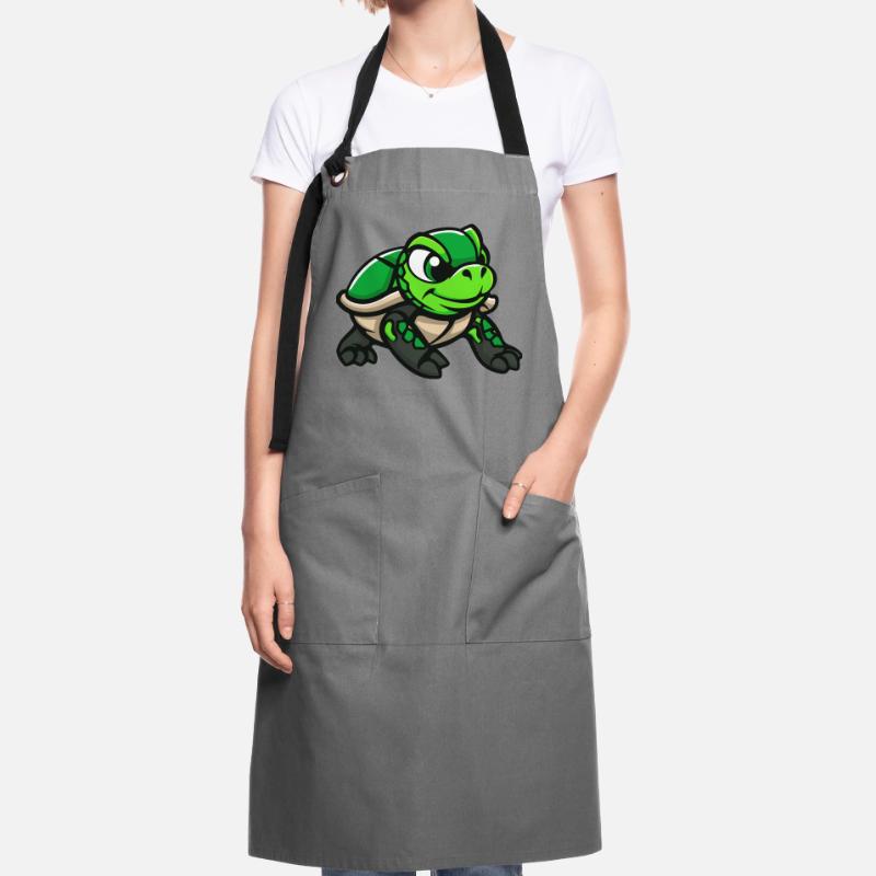 Turtle Comic Artisan Apron