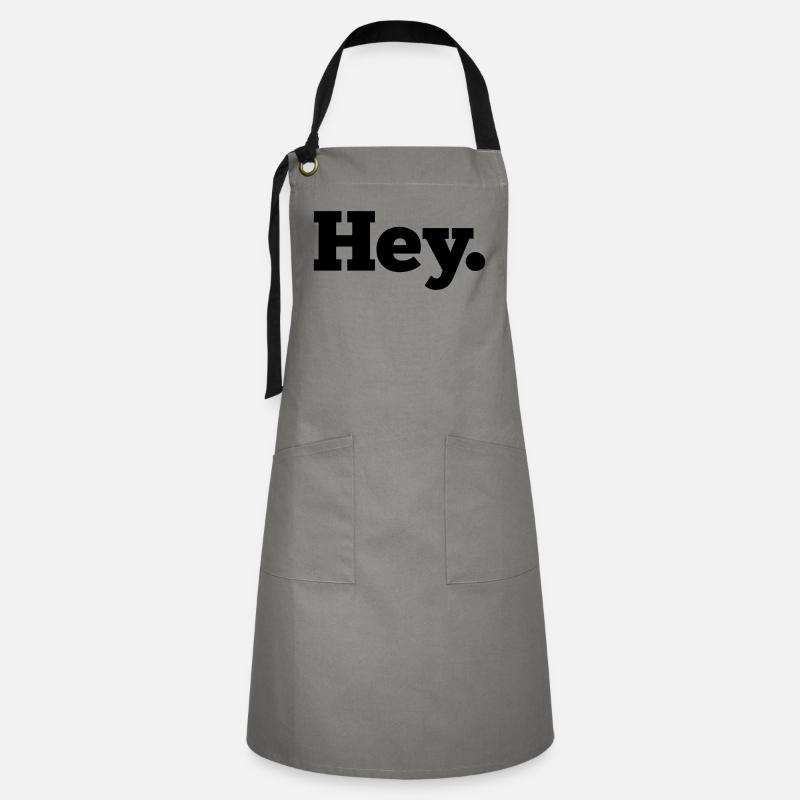 Hey - Artisan Apron - grey/black