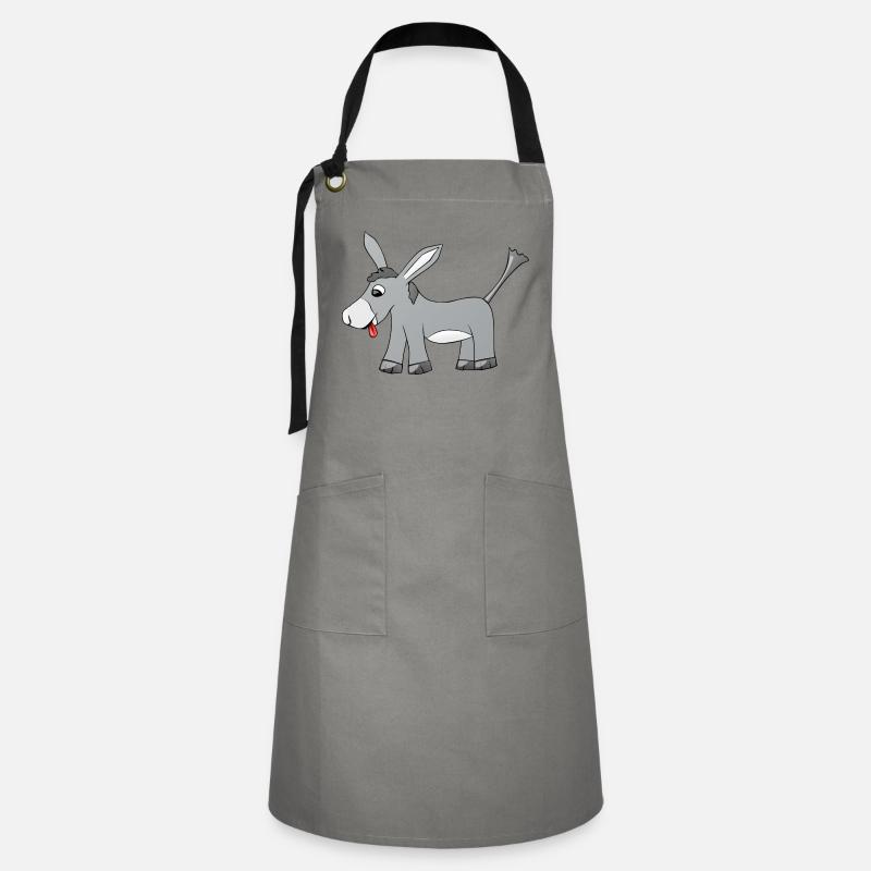 ass - Artisan Apron - grey/black
