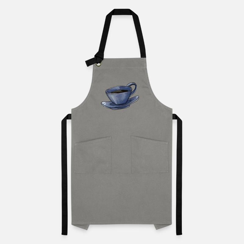 Kaffeetasse Kontrastschürze