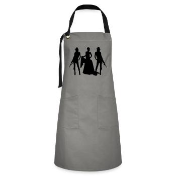 bridal security - Artisan Apron - grey/black - Front - Zoe (177cm)