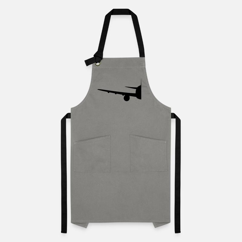 Half half split front front airplane fly pilot mac Artisan Apron
