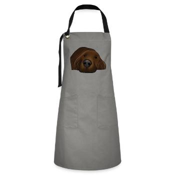 Irish setter - Artisan Apron - grey/black - Front - Zoe (177cm)