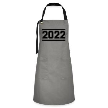 2022 - Artisan Apron - grey/black - Front - Zoe (177cm)