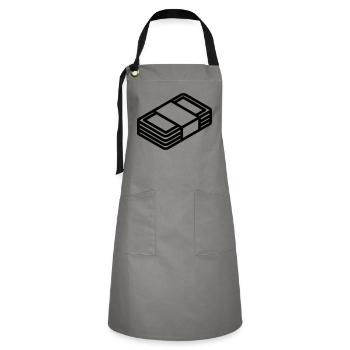 Money - Artisan Apron - grey/black - Front - Zoe (177cm)