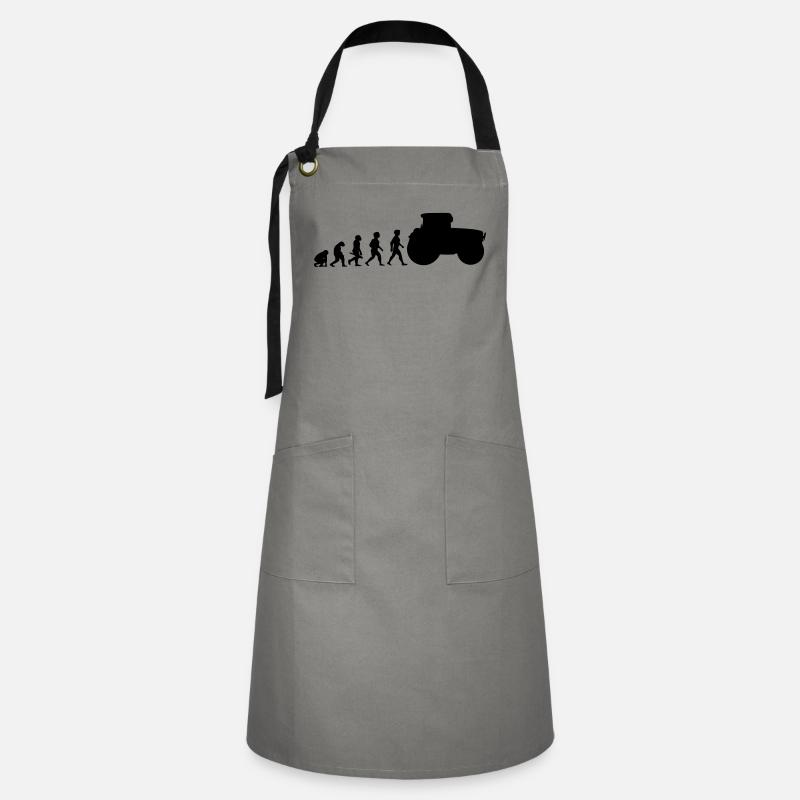 Evolution tractor tractor tractor - Artisan Apron - grey/black