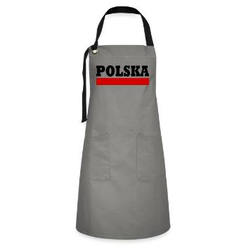Polska - Artisan Apron - grey/black - Front - Zoe (177cm)