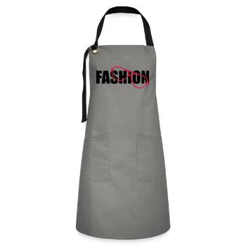 Fashion - Artisan Apron - grey/black - Front - Zoe (177cm)